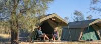 Relaxing at our Exclusive Eco-Comfort Camp | Luke Tscharke