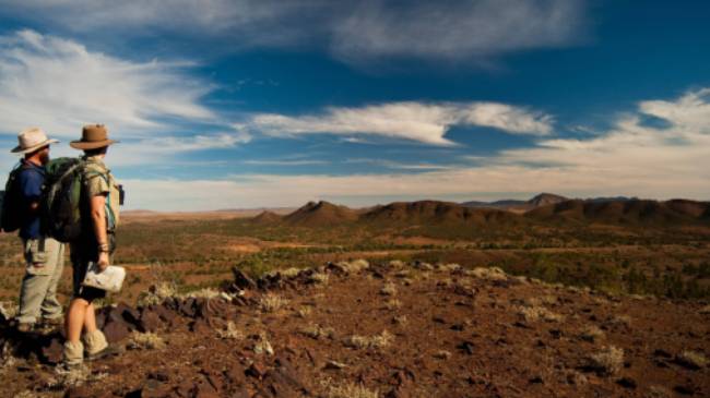 Outback big skies are a feature on the Arkaba Walk