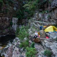 Enjoy unique campsites within the Alum Cliffs Gorge