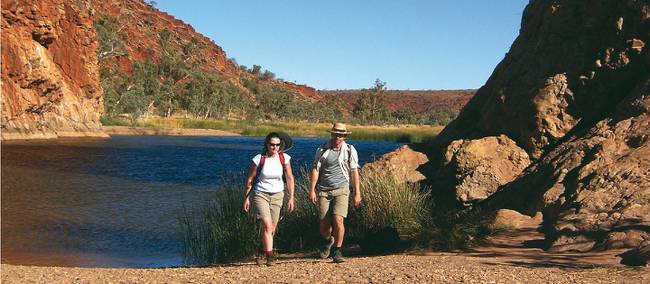 Ellery Creek on the Larapinta Trail