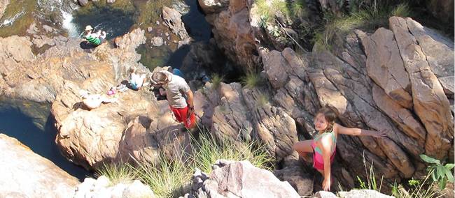 Rock scrambling in Kakadu National Park | Kate Baker