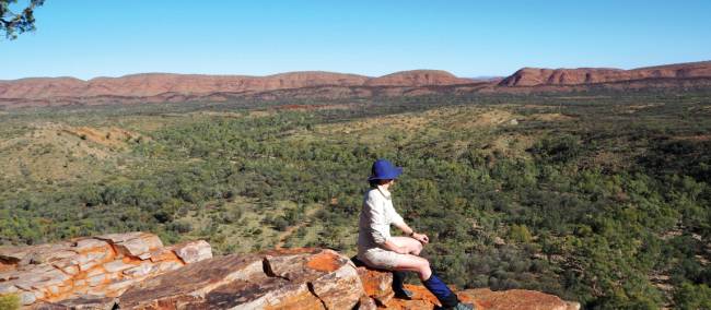 Ridge views on the Larapinta Trail | Latonia Crockett