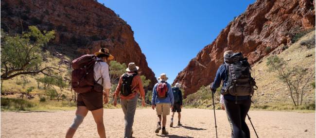 Hiking along the Larapinta Trail | Shaana McNaught